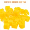 Hangers 300 Stuks Kleding Tag Gesp Winkel Kledingstuk Markers Plastic Hanger Licht Maat Nummer Tags Kleding Codering Maten Gekleurde Etiketten