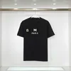 2023デザイナーTシャツメンズB M NレタープリントスリーブブラックレッドブランドトップティーアジアサイズXS 2XL