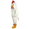 Biały Eagle Bird Chicken Mascot Costiums Christmas Halloween strój fantazyjny garnitur statek 292g