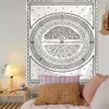 Wandtapijten Dome Camera's Tapestry Wall Decor Mandala Home Decor Psychedelic Tree Tapestry Mandala Wall Hanging Kawaii Kamer Aanpasbaar R230714