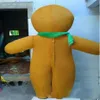 2019 com desconto de fábrica fantasia de mascote homem de gengibre tamanho adulto 228w