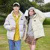 Autumn and winter men's lapel short loose down coat, 90% down filled soft warm, male and female couples the same style.