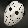 Vita porösa män maskerar Jason Voorhees Freddy Horror Movie Hockey Scary Masks For Party Women Masquerade Costumes245a