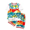 Kleidungssets Sommer Jungen Kinder T-Shirt Kurzarm Hosen Set Kinder Outfits Kleidung 4 6 7 8 10 11 12 Jahre 230714