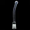 Full glass mini whip curved glass blowing nozzle Tool Adapter