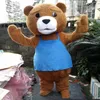 Disfraz de mascota de oso de peluche directo de fábrica 2019 para que lo use un adulto con 5 colores para elegir277h