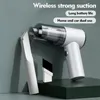 Lint Removers Wireless Handheld Car Vacuum Cleaner 6000Pa Portable Gun Style Vacumm Home Dual Use Mini 230714