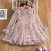 Girl s Dresses Cute Girls Dress Summer Girl Fancy Flower Princess Toddler Tutu Baby Kid Birthday Tulle Cloth Casual Wear 3 8Y 230714