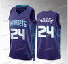 24 Brandon Miller Hornets 2023-24 City Basketball Jersey Lamelo Ball Gordon Hayward Cody Martin Terry Rozier P. J. Washington Frank Ntilikina Amari Bailey