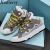 Sandaler Casual Sneaker Mixed Color Pets Up Round Toe Running Shoes Woman Woth Sole Comfort Sports Flat Man 230714