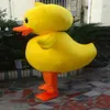 Traje de pato amarelo grande de alta qualidade Vestido extravagante Ternos de tamanho adulto - mascote personalizável2853