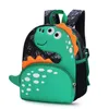 Ryggsäckar barns ryggsäck mycket hållbara robusta och bekväma plysch ryggsäck söt dinosaurie baby säkerhetsbälte ryggsäck 230714