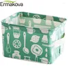 Förvaringskorgar Ermakova tygkorg fällbara diverse väskor barnkorgar tyg container arrangör med handtag