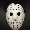 Vita porösa män maskerar Jason Voorhees Freddy Horror Movie Hockey Scary Masks For Party Women Masquerade Costumes245a