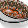 Conjunto de tigelas Pauzinhos de cerâmica Tigela para uso diário Sopa reutilizável Acessórios domésticos convenientes Macarrão pequeno magnético para servir