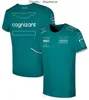 F1 Racing Vêtements AstonMartins Team 2023 Pilote T-shirt à manches courtes Décontracté Respirant Vêtements à séchage rapide Vêtements pour hommes Personnalisation