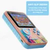 Joueurs de jeux portables Jeux 500 en 1 Mini console de jeu vidéo portable Rétro Portable Écran LCD 3,0 pouces Machine à cartes couleur pour enfants Deux rôles Gamepad 230715