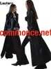 Camis Lautaro Spring Autumn Extra Long Black Soft Pu Leather Overcoat för kvinnor med dragkedja Cool Runway European Fashion 2023