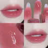 Lip Gloss Pink Clear Mirror Water Glaze Transparent Waterproof Glossy Liquid Lipstick Red Tint Makeup Korean