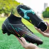 Sapatos sociais de cano alto branco meia de futebol para homens botas de futebol masculinas respiráveis confortáveis antiderrapantes esportes ao ar livre 230714