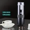 Draagbare draadloze koffiemachine Amerikaanse espressocapsule Koffiepoeder Tweeërlei gebruik Thuis Automatische kleine reizen Camping Oplaadbare handbediende prachtige draagbare