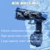 Sand Play Water Fun Fullyautomatic Continuous Firing Electric Water GunSummer Children's Water Gun Large CapacityPool SummerToy ForGiftstoys 230714