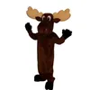 Performance Moose Animal Mascot Costiums Christmas Fancy Sukienka kreskówka strój postaci garnitur dla dorosłych rozmiar karnawału wielkanocne adv221f