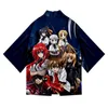 Highschool DxD Hyoudou Issei Rias Gremory Asia Argento 3D Estate Donna Uomo Camicetta manica tre quarti Streetwear Stile Kimono Eth2926