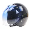 Motorhelmen UV 400 bescherming helmvizier glas bubbel windscherm 3-pins aansluiting winddicht unisex meerkleurig