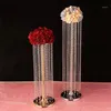 Party Decoration Crystal Flower Stands Acrylic Chandelier Wedding Vase Event Table Centerpiece Road Lead 1405265Y