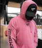 2022 män vårgymmar sport bomulls hoodie fitness bodybuilding tröja jacka hög känguru fickor fitness träning