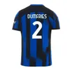 Fans Joueur 23 24 Maillot de football LUKAKU BARELLA INTERS MILANS LAUTARO VIDAL J. CORREA 2023 Maillot de football CALHANOGLU GAGLIARDINI Hommes Kit 3ème Enfants Equpment DIMARCO