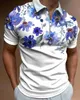Herren-T-Shirts, Herren-Poloshirts mit Reißverschluss, bedruckte Herren-T-Shirts L230715