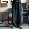 Jeans pour hommes Baggy Pantalon Homme Denim Pantalon Noir Jambe Large Surdimensionné Cargo Coréen Streetwear Hip Hop Harajuku 230715