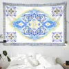 Tapisseries Dôme Caméras Rose Mandala Fleurs Tapisserie Kawaii INS Style Tenture Bohème Lune Psychédélique Mandala Décor À La Maison Accessoires R230714