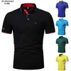 T-shirts pour hommes S-4XL Summer New-Design Polo pour hommes Casual Short Sleeve Polos Hommes Vêtements Sportswear T-shirts Fit Slim Lapel Male Tees L230715