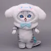 도매 봉제 키 체인 상어 고양이 kuro mi kawaii 18cm 플러시 소프트 펜던트 귀여운 장난감 크리스마스 생일 선물