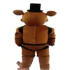 Cinq nuits chez Freddy's FNAF Costume de mascotte Freddy Fazbear Mascotte de dessin animé Custom244k