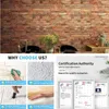 3D Wall Panel 20pcs 3D Wallpaper Brick Pattern Wall Stickers for Living Room Bedroom TV Wall Vinyl Decor Self Adhesive papel pintado de pared 230715