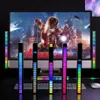 RGB音声活性化ピックアップリズムパーティーライトクリエイティブカラフルなサウンドコントロールアンビエント32ビット音楽レベルインジケーターカーデスク