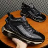 High Top Running Shoes New Mens Casual Sneakers with Air Cushion Youth Fashion Sports Trainers Black White