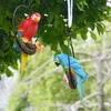 Dekoracje ogrodowe Symulacja dziedzińca Ptaki żelaza Parrot Parrot Desin