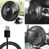 Elektrik Fanları 12V 24V Araç Elektrikli Fan USB Head Araba Fan Hız Kontrol Soğutucu Otomatik Hava Soğutma Derecesi Ayarlanabilir Otomatik Rüzgar Geliştirilmiş FANS