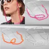 Chaînes 2023 Mode Lunettes Pour Femmes Large Acrylique Anti-dérapant Réglable Lunettes Cordon Titulaire Sangle De Cou Lunettes Corde