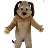 2019 Factory Tan Dog Mascot Head Costume Animal Theme Costumes 199K