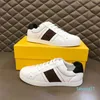 2023-Men Sneakers Shoes White Black Leather Calfskin Low Top Trainers Party Wedding Men's Casual Walking Party Wedding EU38-46