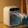 Elektrische ventilatoren Draagbare airconditioner Mini-spray-koelventilator Elektrische luchtkoeler Airconditioning Luchtkoelventilator Luchtbevochtiger voor thuis