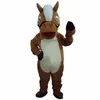 2019 fantasia profissional de mascote de cavalo marrom novo tamanho adulto fantasia 183q