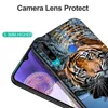 Per HONOR 9C Custodia 6.39 "Copertura morbida per telefono in silicone su Huawei Honor 9 C AKA-L29 Paraurti Custodia in tpu nera Lion Wolf Tiger Dragon