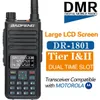 Walkie Talkie Baofeng DR-1801 Tier 12 Dual Time Slot Long Range Walkie Talkie DM-1801Dual Band Atualizado 136-174 400-520MHz DMR Digital Radio 230714